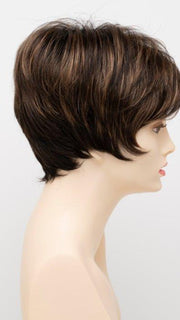 AMARETTO CREAM | Dark Brown roots with overall Medium Brown base with Honey Blonde highlights