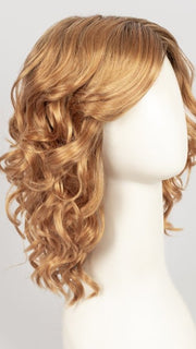 MANDARIN-ROOTED | Light Auburn and Strawberry Blonde Blend with Golden Brown Roots