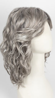CHROMERT1B | Gray and White with 25% Medium Brown Blend and Off-Black Roots