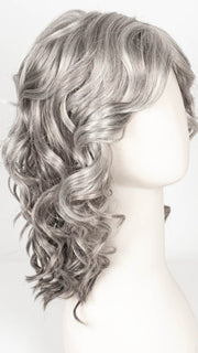 R51LF60 | Off Black with 75% Grey Lightening to Gold Blonde Mix in Front