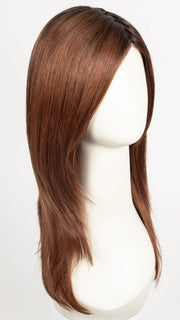 CAYENNE WITH GINGER ROOT | Dark Auburn, Medium Copper and Dark Brown Roots
