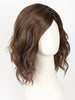 CHOCOLATE WITH CARAMEL | Medium Brown, Light Caramel Brown Highlights and Dark Brown Roots