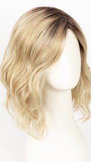 HONEY WITH CHAI LATTE | Light Golden Brown with Pale Golden Blonde & Meidum Golden Blonde Highlights on Top, Medium Brown Roots
