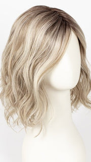 BUTTERBEER-BLONDE | Cool Light Blonde, Light Ash Blonde, and Golden Blonde with Medium Brown Roots