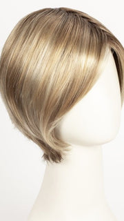 12FS8 | Light Gold Brown, Light Natural Gold Blonde and Pale Natural Gold-Blonde Blend, Shaded with Medium Brown