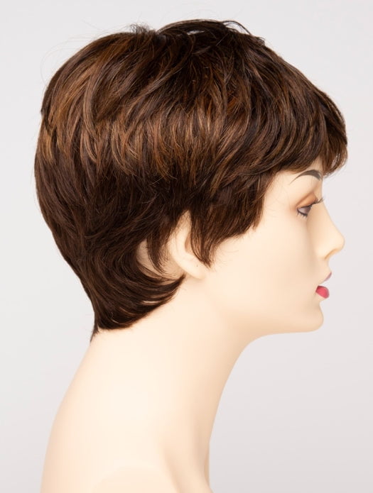CHOCOLATE CARAMEL | Medium Brown with Soft Red and Blonde highlights