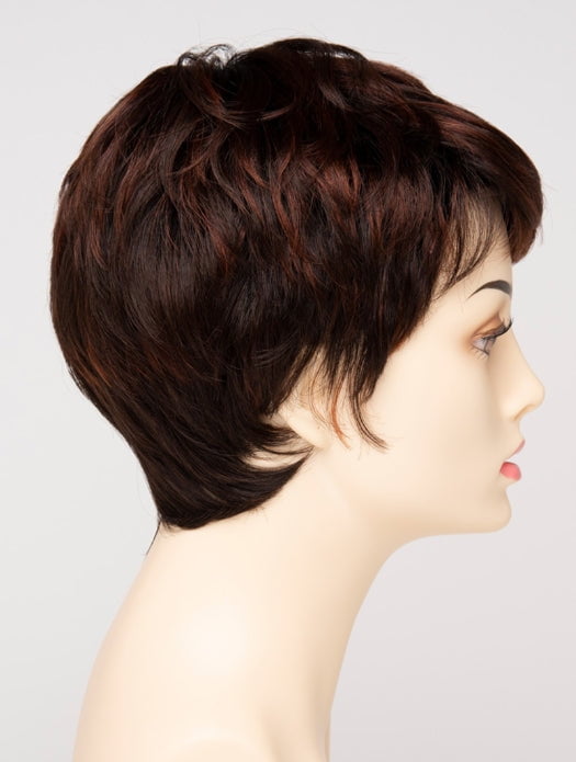 CHOCOLATE CHERRY | Dark Brown roots with overall Medium Brown base with Deep Red highlights