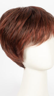 HOT FLAME ROOTED | Bright Cherry Red and Dark Burgundy mix with Dark Roots