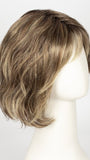 BERNSTEIN ROOTED | Light Brown base with subtle Light Honey Blonde and Light Butterscotch Blonde highlights and Dark Roots