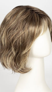 BERNSTEIN ROOTED | Light Brown base with subtle Light Honey Blonde and Light Butterscotch Blonde highlights and Dark Roots