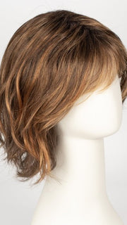 HAZELNUT ROOTED | Medium Brown base with Medium Reddish Brown and Copper Red highlights and Dark Roots