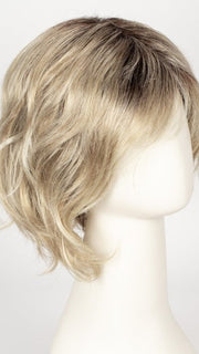 SANDY-BLONDE-ROOTED | Medium Honey Blonde, Light Ash Blonde, and Lightest Reddish Brown blend with Dark Roots