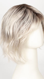 SILVER BLONDE ROOTED | Pure silver white blended with light ash blonde