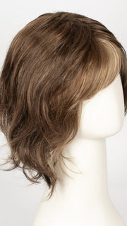 TOBACCO LIGHTED | Medium Brown base with Light Golden Blonde highlights and Light Auburn lowlights