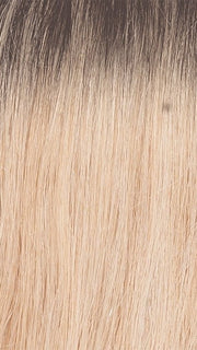 SS24/102/R12 | Golden Blonde Highlighted Platinum Rooted Light Golden Brown
