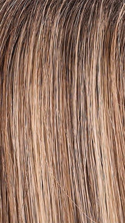 24BT18S8 SHADED MOCHA | Medium Natural Ash & Light Natural Gold Blonde Blend, Shaded with Medium Brown