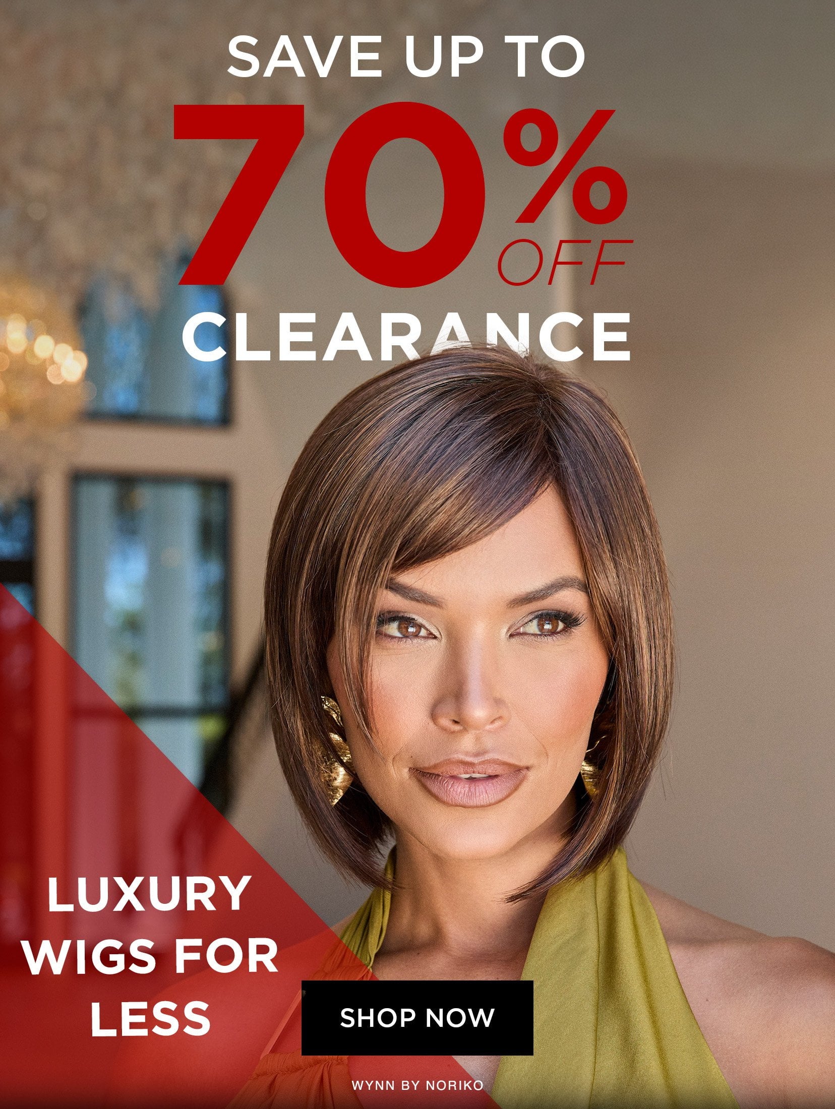 UP TO 70% OFF LUXURY WIGS