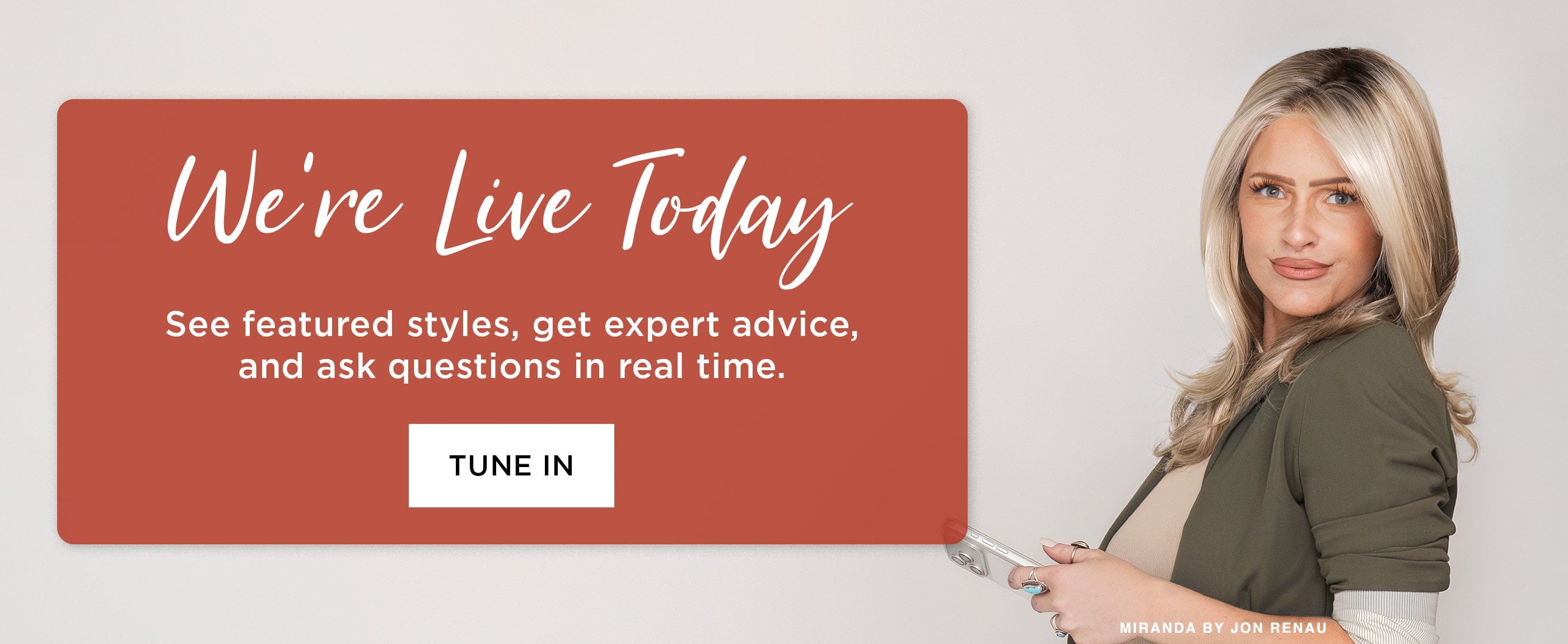 We're Live Today! Wigoutlet Live feauting wigs