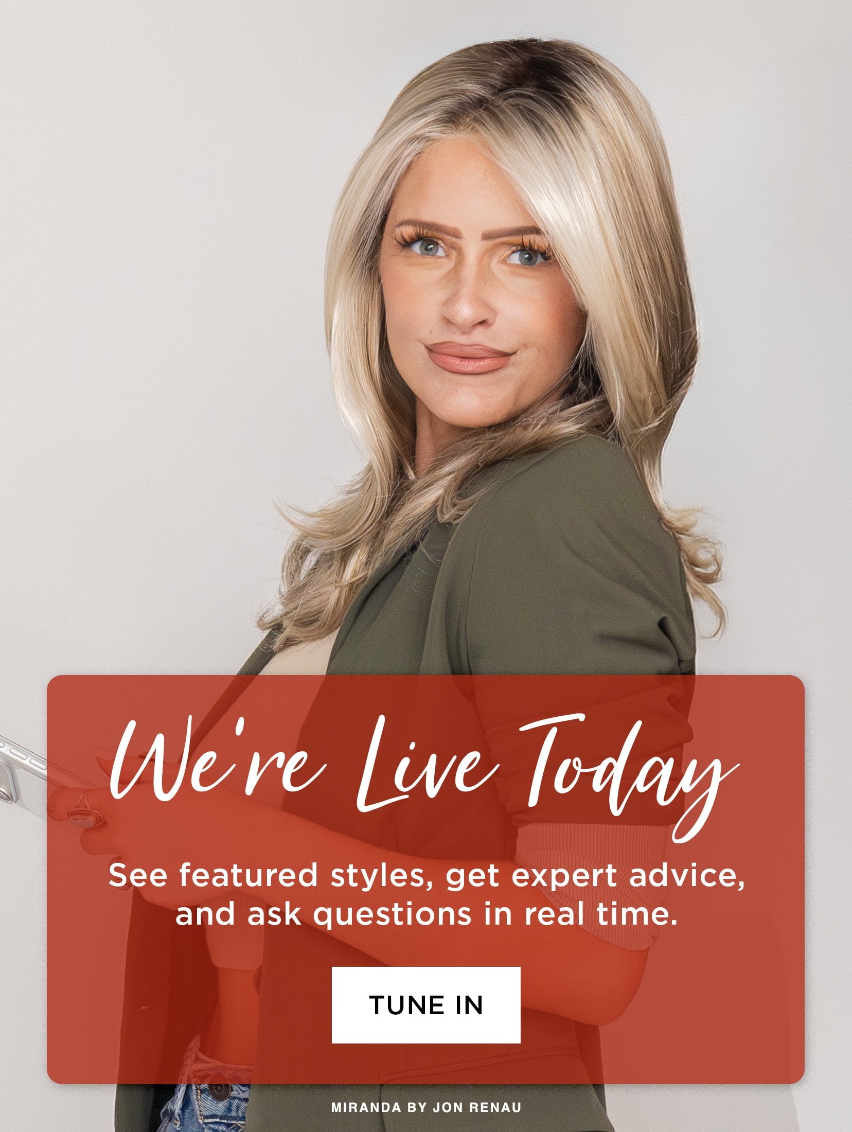 We're Live Today! Wigoutlet Live feauting wigs