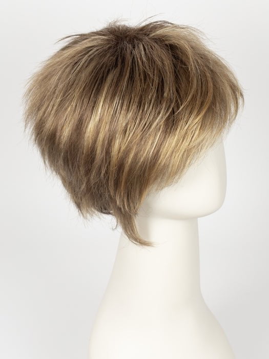 Mochaccino-R | Rooted Dark with Light Brown base with Strawberry Blonde highlights