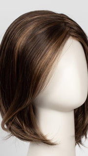 6F27 CARAMEL RIBBON | Dark Brown with Light Red-Gold Blonde Highlights and Tips