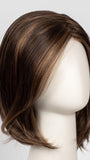 6F27 CARAMEL RIBBON  | Dark Brown with Light Red-Gold Blonde Highlights and Tips