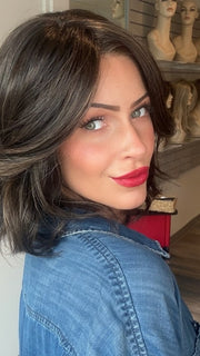Madeline wearing ISSEY by BELLETRESS in COOLEST DARK BROWN R | A Rich