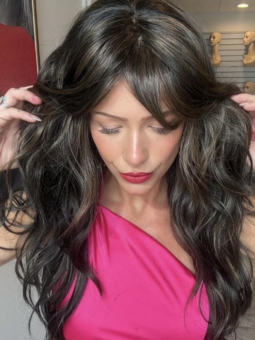 Madeline wearing GAIA by BELLETRESS in COOLEST DARK BROWN R | A Rich