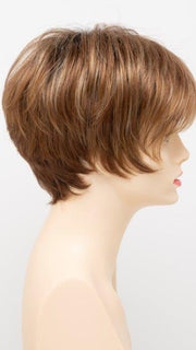 CREAMED COFFEE | Medium Brown roots and base with Cinnamon and Golden Blonde highlights