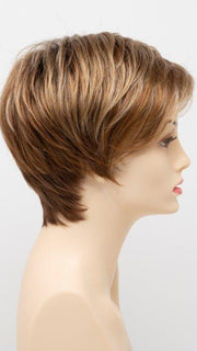 CREAMED COFFEE | Medium Brown roots and base with Cinnamon and Golden Blonde highlights