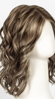 10RH16 LATTE | Light Brown with 20% Light Natural Blonde Highlights