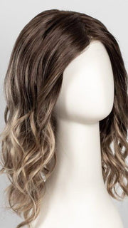 S8-18/26RO FAWN | Cascading Ombre Shade | Rich Dark Brown Roots blend with Honey and Platinum Blonde Hues at the Tips