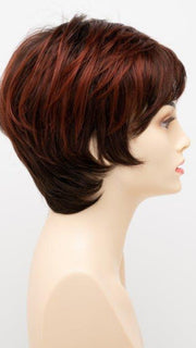 CHOCOLATE CHERRY | Dark Brown roots with overall Medium Brown base with Deep Red highlights