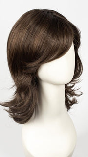 CHOCOLATE ROOTED | Medium to Dark Brown base with Light Reddish Brown highlights and Dark Roots