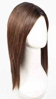 COLA WITH CHERRY | Medium Dark Brown/Medium and Dark Auburn Highlights and Dark Brown Roots