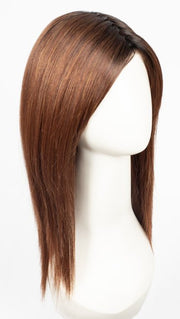 CAYENNE WITH GINGER ROOT | Dark Auburn, Medium Copper and Dark Brown Roots