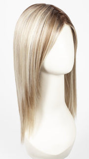 BUTTERBEER-BLONDE | Cool Light Blonde, Light Ash Blonde, and Golden Blonde with Medium Brown Roots