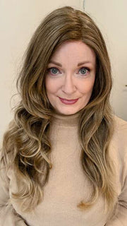 Mel B. @mels.be.ageless straightened the curls of her Brianna by Envy in Frosted using the 3-in-1 Airstyler