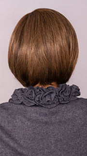 Roxie Wears OPULENCE by GABOR in GL8-10 DARK CHESTNUT | Rich, Dark Brown with Coffee Highlights