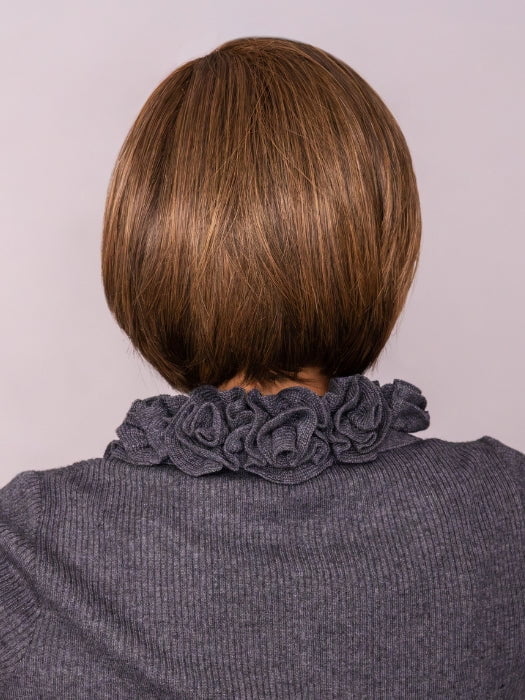 Roxie Wears OPULENCE by GABOR in GL8-10 DARK CHESTNUT | Rich, Dark Brown with Coffee Highlights