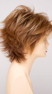 GOLDEN NUTMEG | Medium Brown roots with overall Warm Cinnamon base and Golden Blonde hightlights