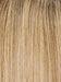 27T613S8 | Medium Natural Red-Gold Blonde and Pale Natural Gold Blonde Blend and Tipped, Shaded with Medium Brown