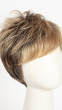 MOCHA WITH CREAM | Light Ash Brown with Caramel Brown and Medium Honey Blonde, Dark Brown Roots