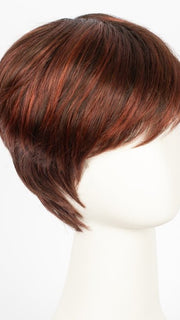 HOT FLAME ROOTED | Bright Cherry Red and Dark Burgundy mix with Dark Roots