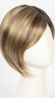 GINGER ROOTED | Light Honey Blonde, Light Auburn, and Medium Honey Blonde Blend with Dark Roots