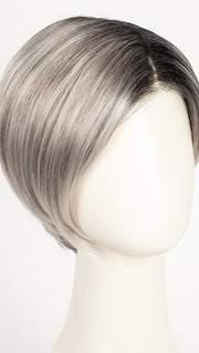 CHROMERT1B | Gray and White w/25% Medium Brown Blend & Off Black Roots