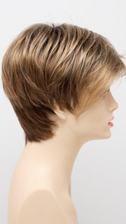 GOLDEN NUTMEG | Medium Brown roots with overall Warm Cinnamon base and Golden Blonde hightlights