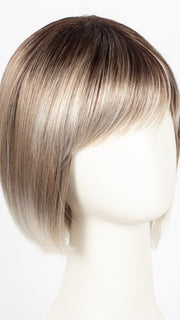 MELTED-MARSHMALLOW | Subtly warm dark sandy blonde blend with medium brown roots and light ash blonde tips and highlights