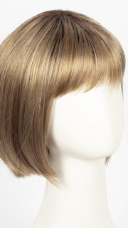 SPRING-HONEY-R | Rooted honey blonde and gold platinum blonde blend