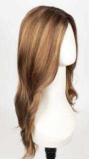 HONEYCOMB-BROWN | Medium brown base with gold underlights from middle to bottom area